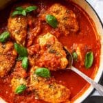 Spicy Chicken Arrabbiata with Herb and Garlic Breadcrumbs Recipe