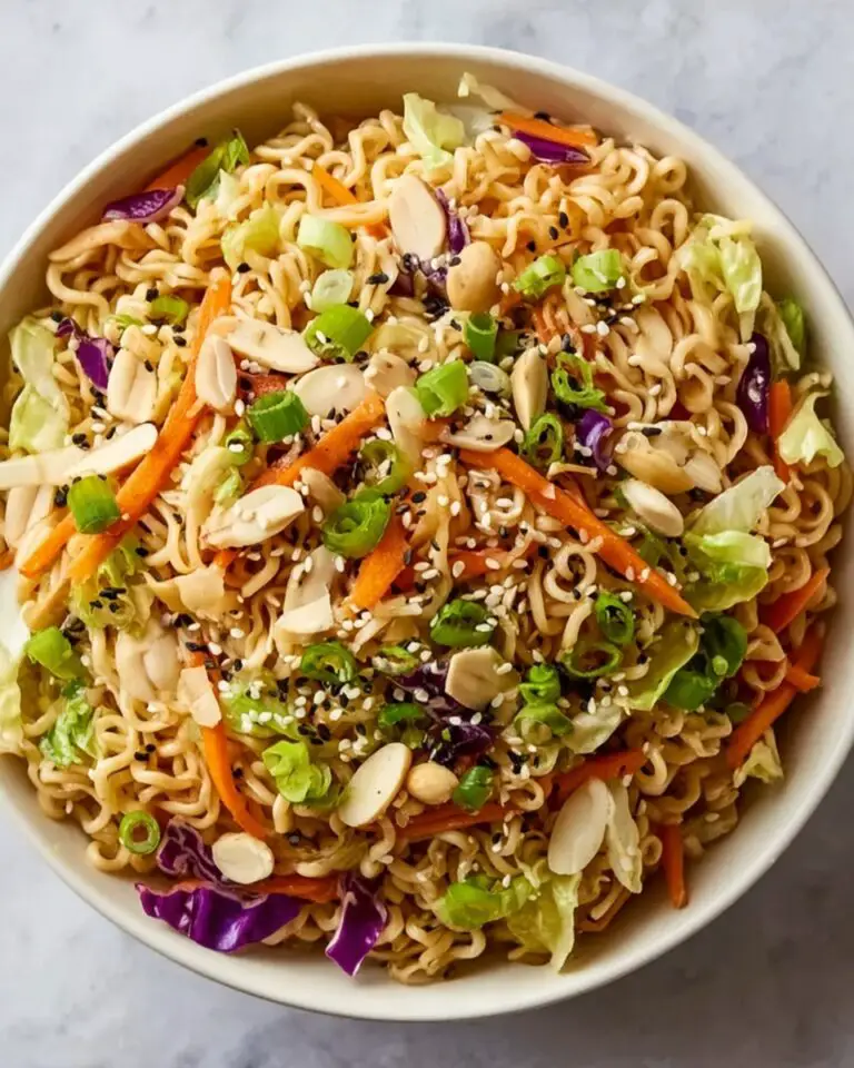 Ramen Noodle Salad with Cabbage (Quick, Crunchy & Delicious) Recipe