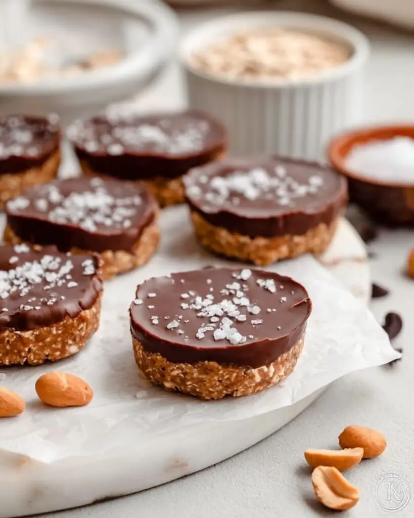 No Bake Peanut Butter Oat Cups Recipe