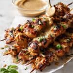 Air Fryer Bang Bang Chicken Skewers Recipe
