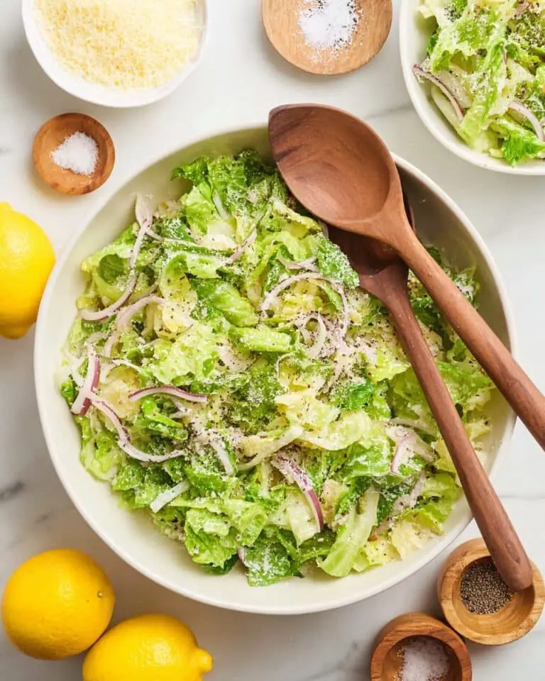 Lemon Parmesan Salad Recipe