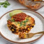 Vegetarian Black Bean Quinoa Casserole (Dump and Bake!) Recipe