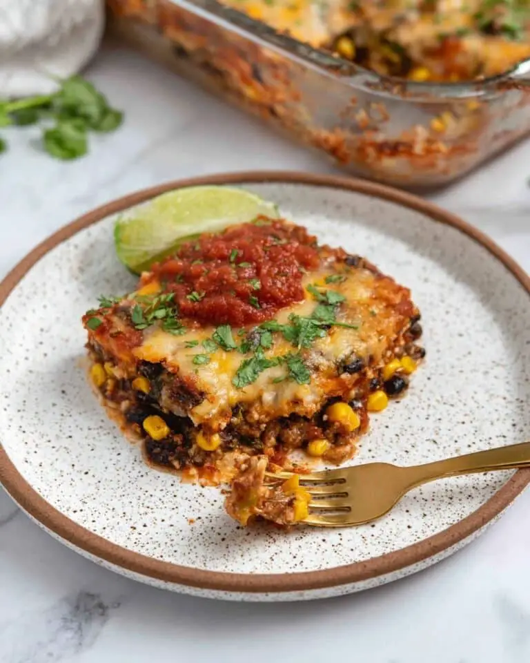 Vegetarian Black Bean Quinoa Casserole (Dump and Bake!) Recipe