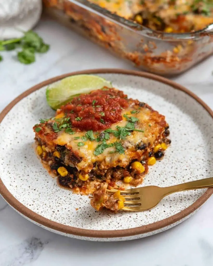 Vegetarian Black Bean Quinoa Casserole (Dump and Bake!) Recipe