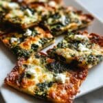 Mediterranean Spinach and Feta Cheese Crisps Recipe