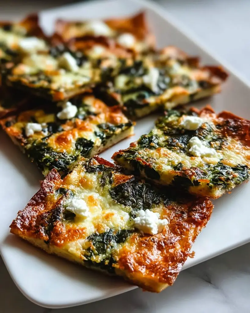 Mediterranean Spinach and Feta Cheese Crisps Recipe