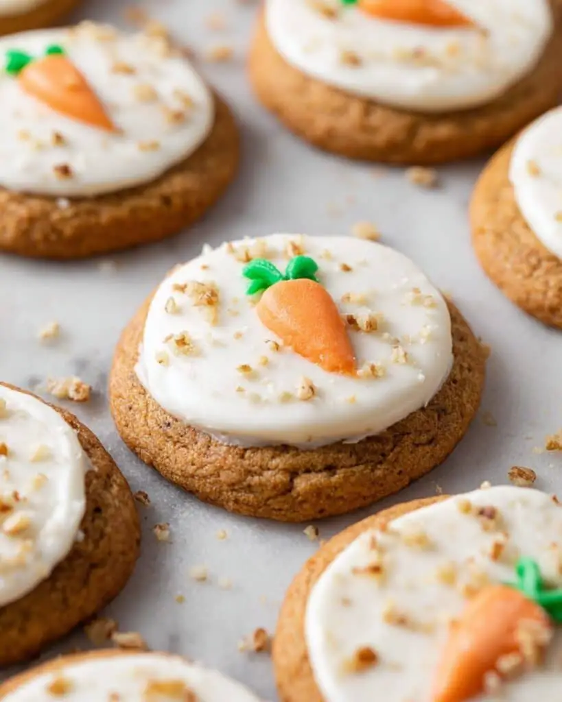 Carrot Cake Cookies with Cream Cheese Frosting Recipe