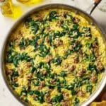 Italian Ground Turkey Spinach Orzo Recipe