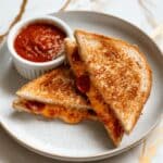 Pizza Cottage Cheese Grilled Cheese Recipe