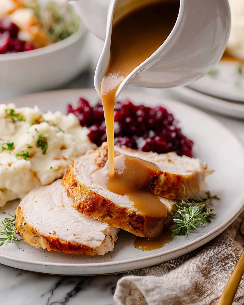 Bourbon Maple Glazed Boneless Turkey Breast Recipe