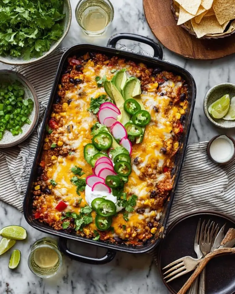 Black Bean Quinoa Enchilada Bake Recipe
