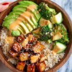 Crispy Bang Bang Salmon Bites Bowls Recipe