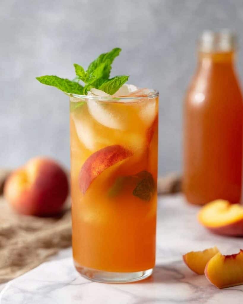 3-Ingredient Peach Iced Tea Recipe