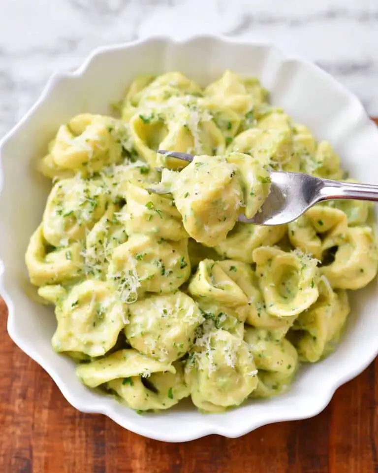 Pesto Alfredo Tortellini Recipe
