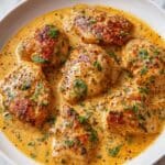Slow Cooker Creamy Garlic Parmesan Chicken Recipe