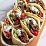 Vegan Gyros with Shredded Oyster Mushrooms Recipe