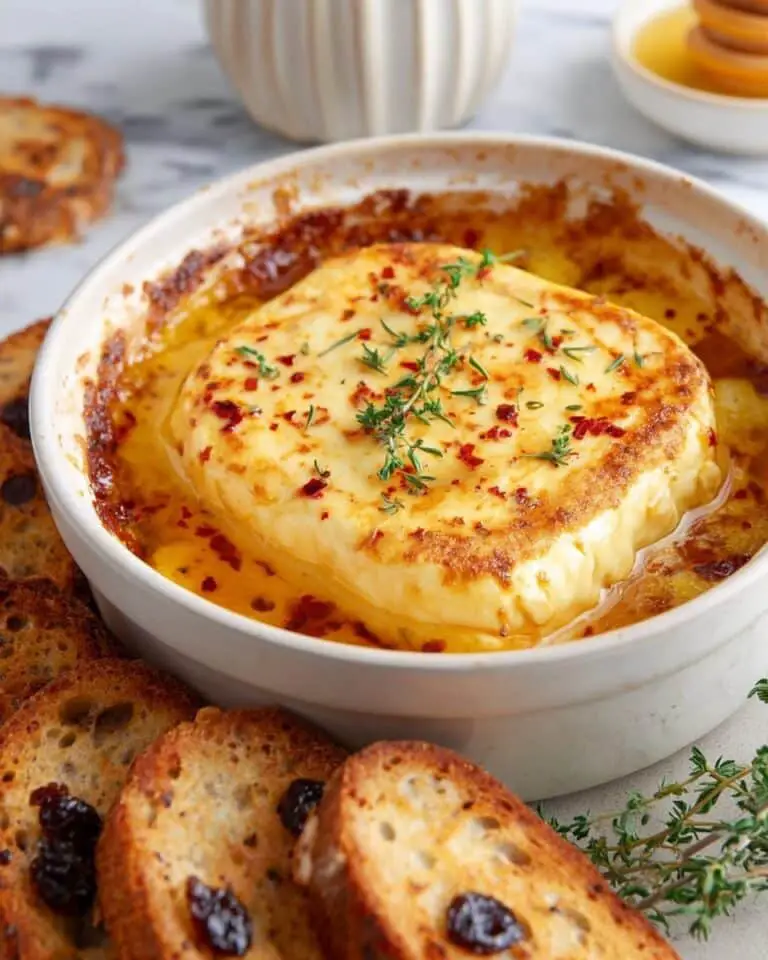 Hot Honey Baked Feta Recipe