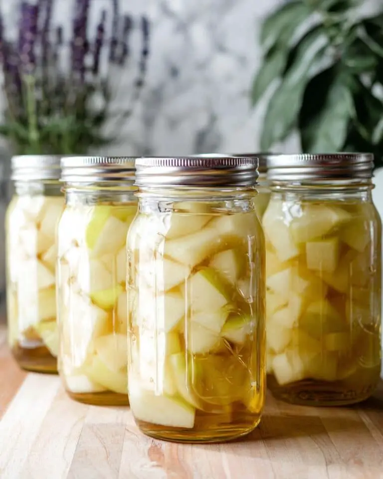 Canning Apples in Light Syrup Recipe