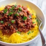 Spaghetti Squash Bolognese Recipe
