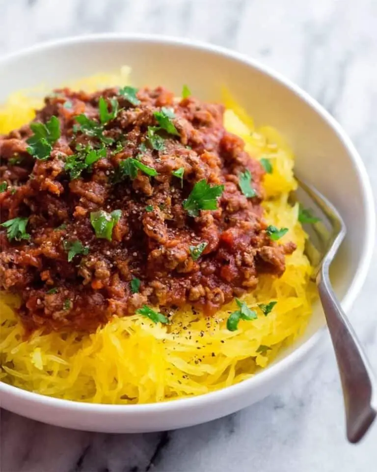 Spaghetti Squash Bolognese Recipe