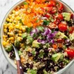 Chili Lime Quinoa Black Bean Salad (Vegan and Gluten Free) Recipe