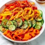 Amazing Viral Cucumber Pepper Salad Recipe
