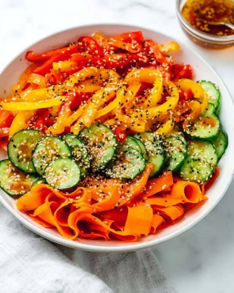 Amazing Viral Cucumber Pepper Salad Recipe
