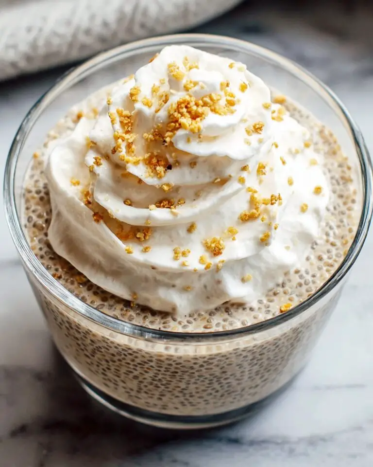 Peanut Butter Chia Pudding (Keto) with Berry Sauce Recipe