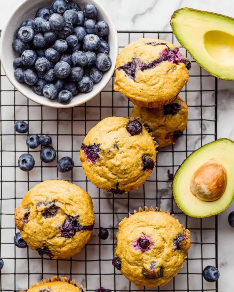 Blueberry Avocado Muffins Recipe