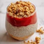 Peach Cobbler Chia Pudding Recipe