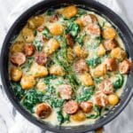 Sweet Potato Gnocchi with Cream Sauce [Paleo | Whole30] Recipe