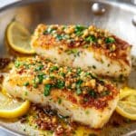 Garlic Butter Pan-Fried Cod Recipe