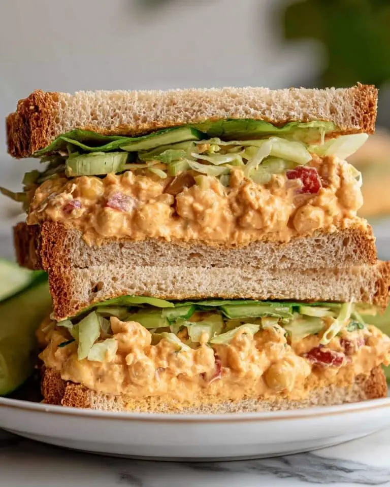 Buffalo Chickpea Salad Sandwich Recipe