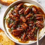 Baked Feta Dip with Fig Jam and Pecans Recipe