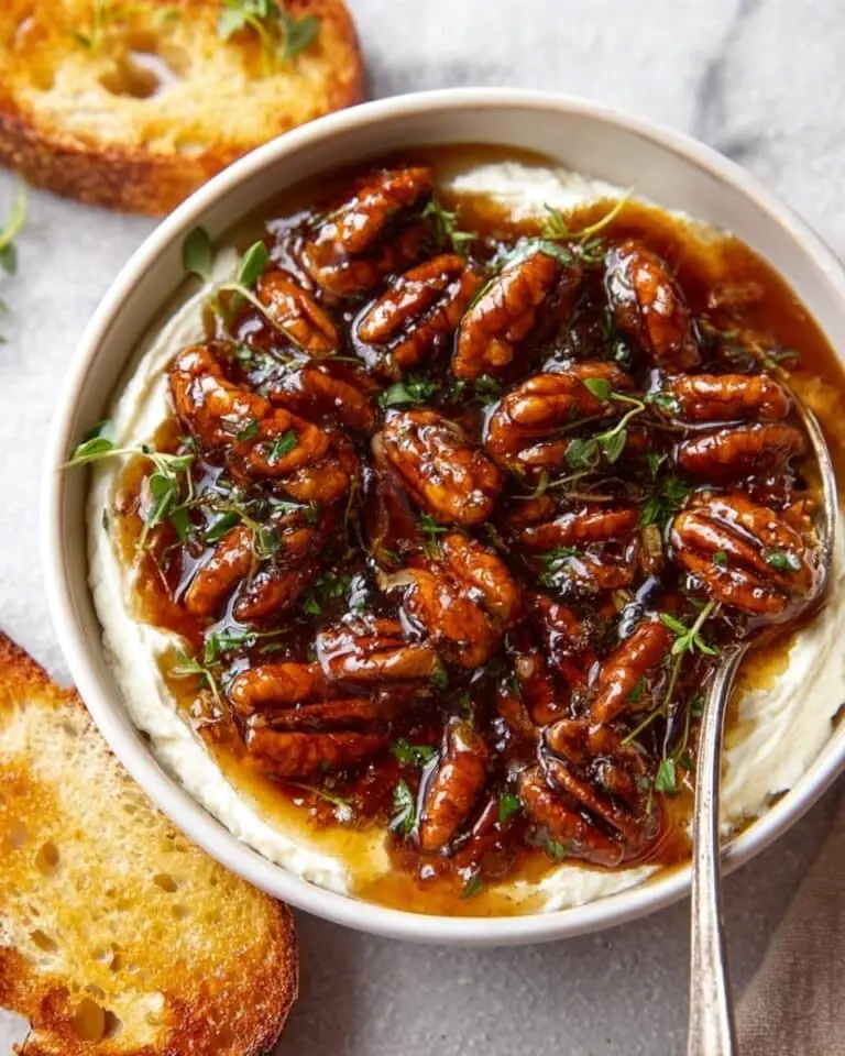 Baked Feta Dip with Fig Jam and Pecans Recipe