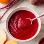 Strawberry Beet Instant Pot Applesauce Recipe