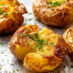 Crispy Smashed Baked Potatoes Recipe