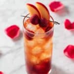 Bellini Peach Raspberry Iced Tea Recipe