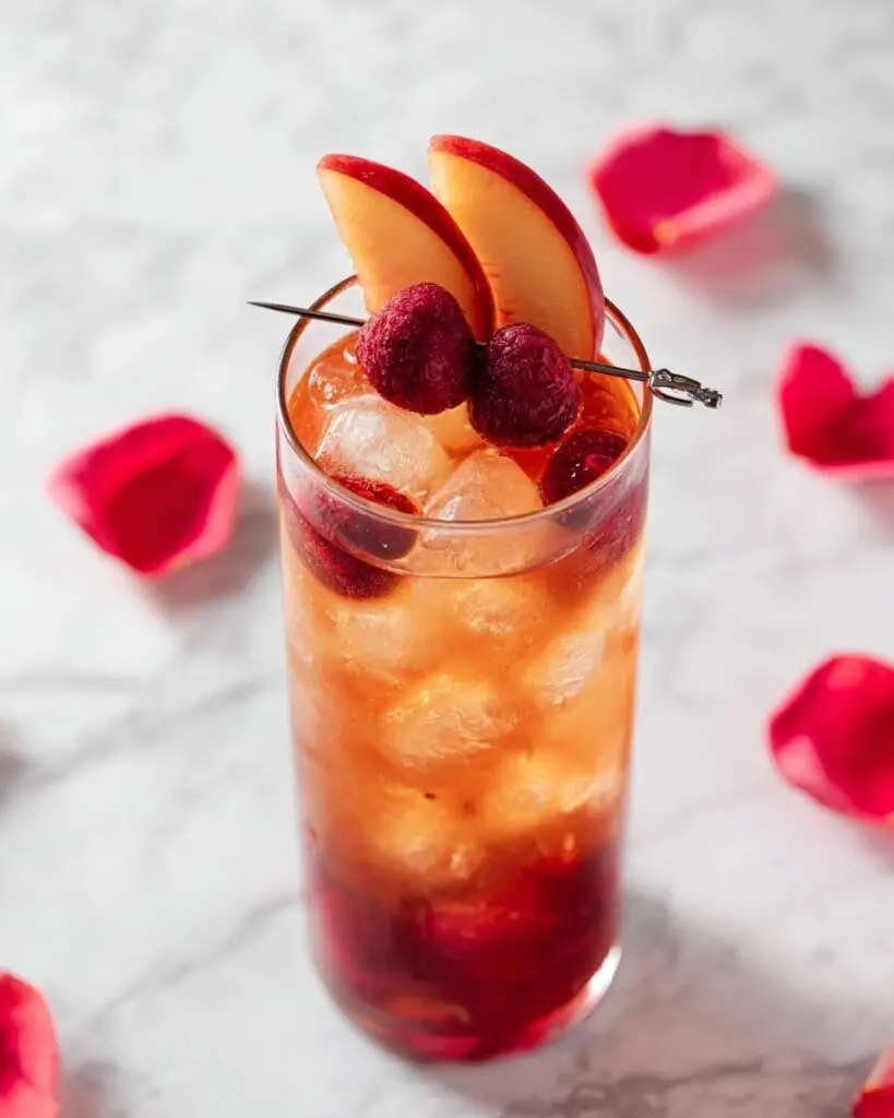Bellini Peach Raspberry Iced Tea Recipe