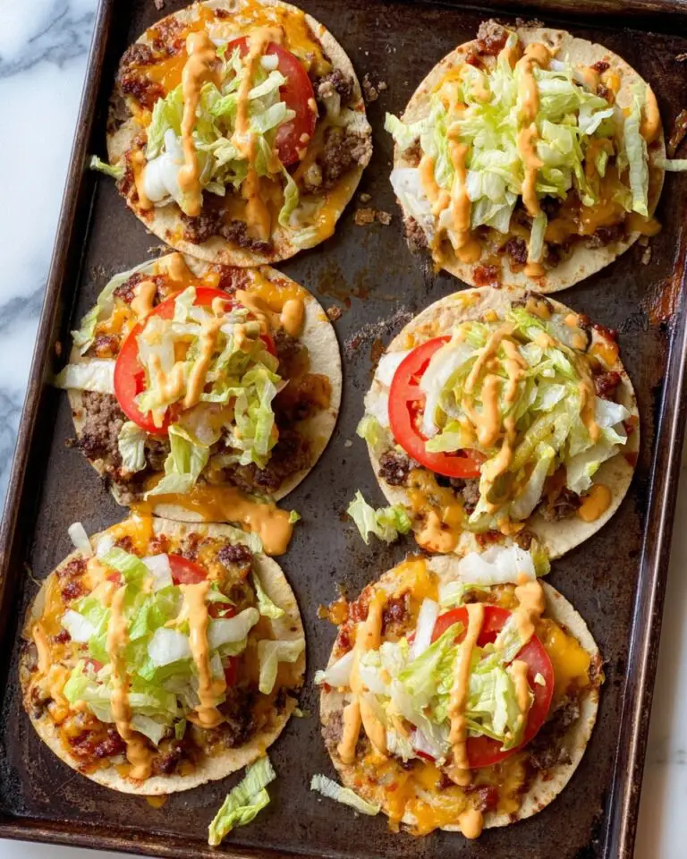 Smashed Cheeseburger Tacos Recipe
