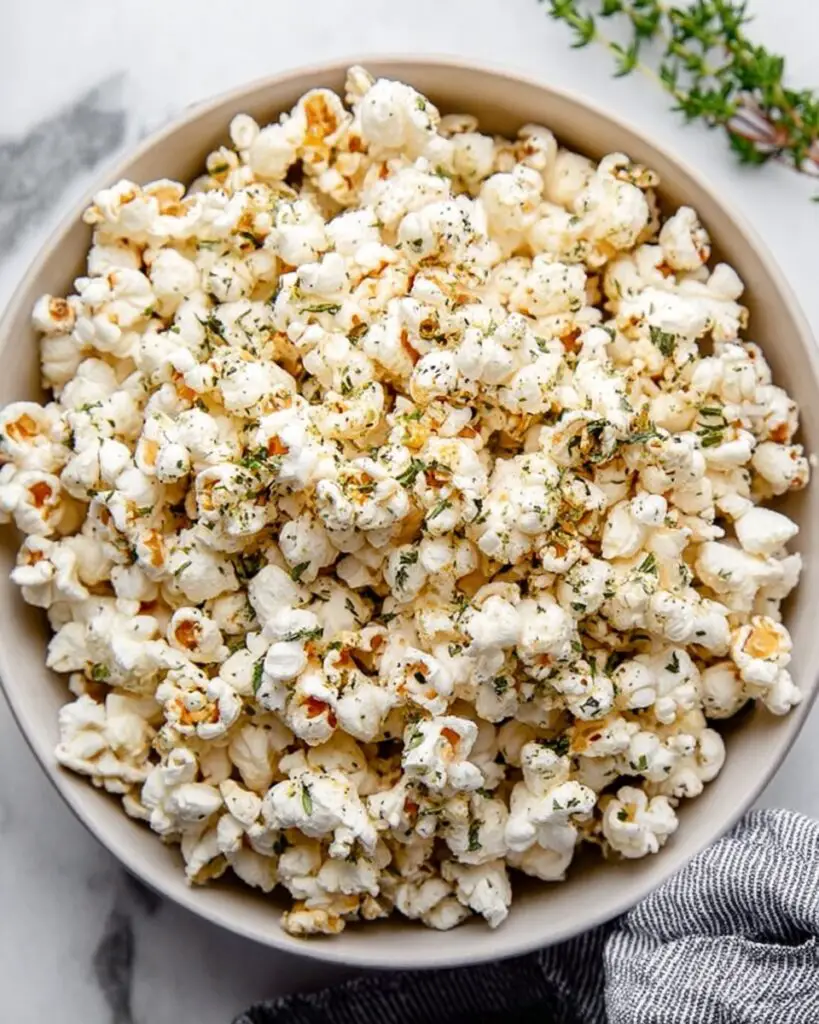 Homemade Dill Pickle Popcorn Recipe