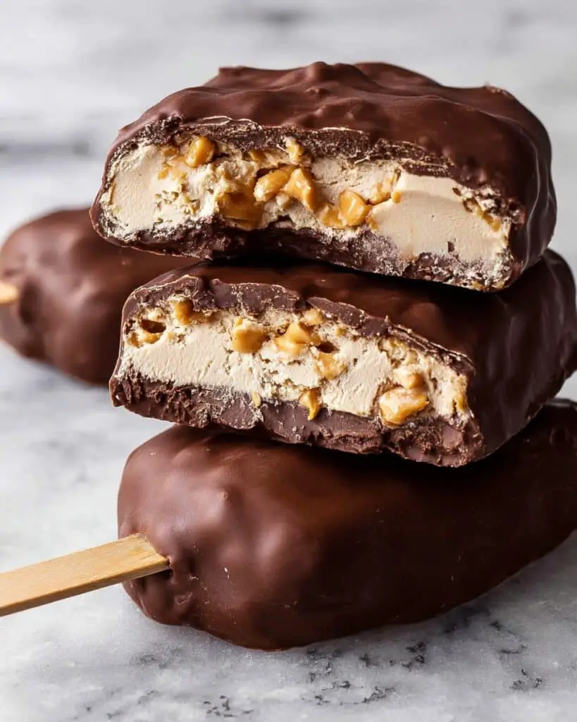Peanut Butter Frozen Yogurt Bars Recipe
