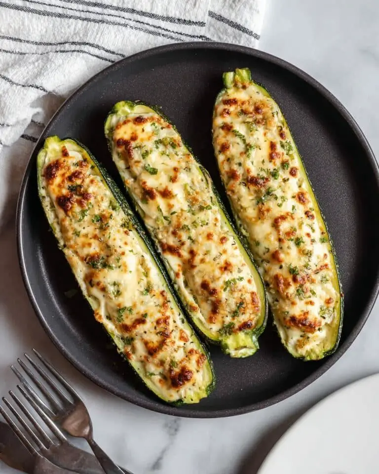 Feta Cheese Stuffed Zucchini Recipe