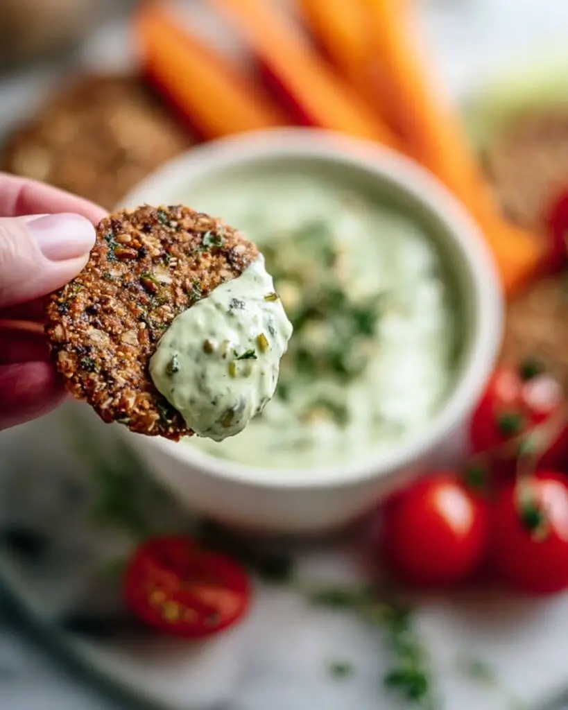5 Minute Green Goddess Ricotta Cheese Dip Recipe