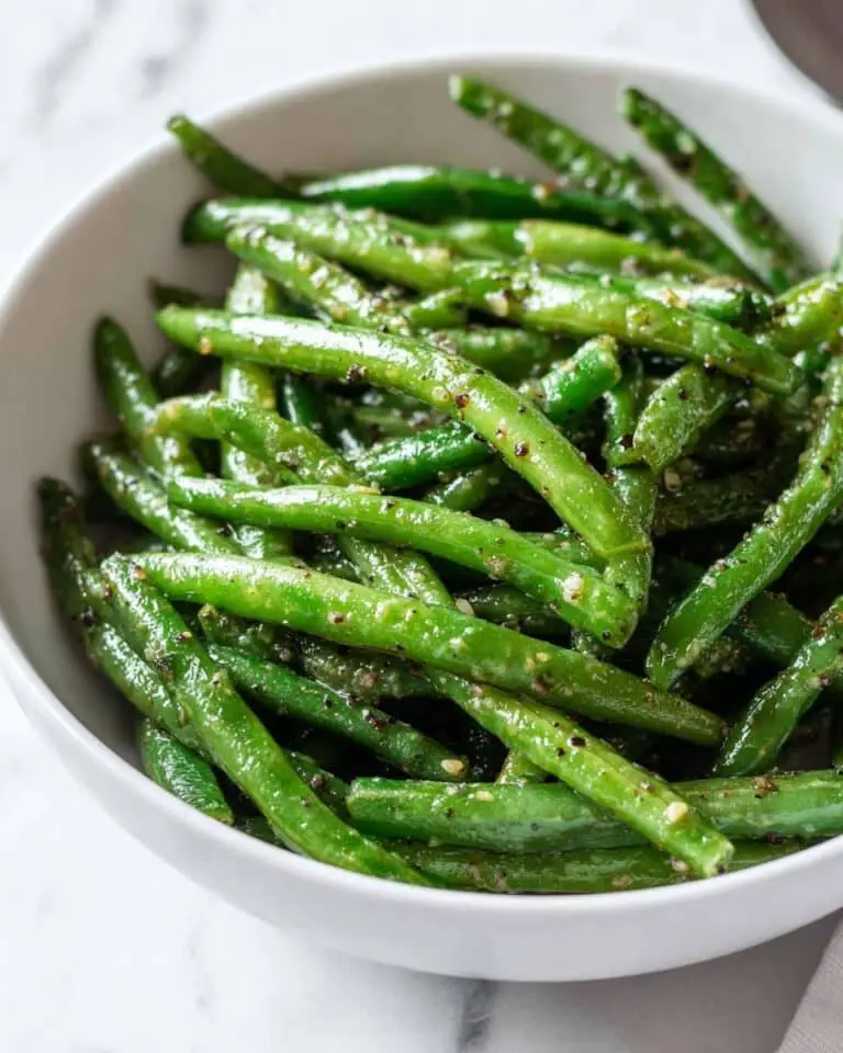 Grilled Green Beans Foil Packets Recipe