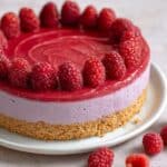 Vegan Raspberry Cheesecake (No-Bake) Recipe