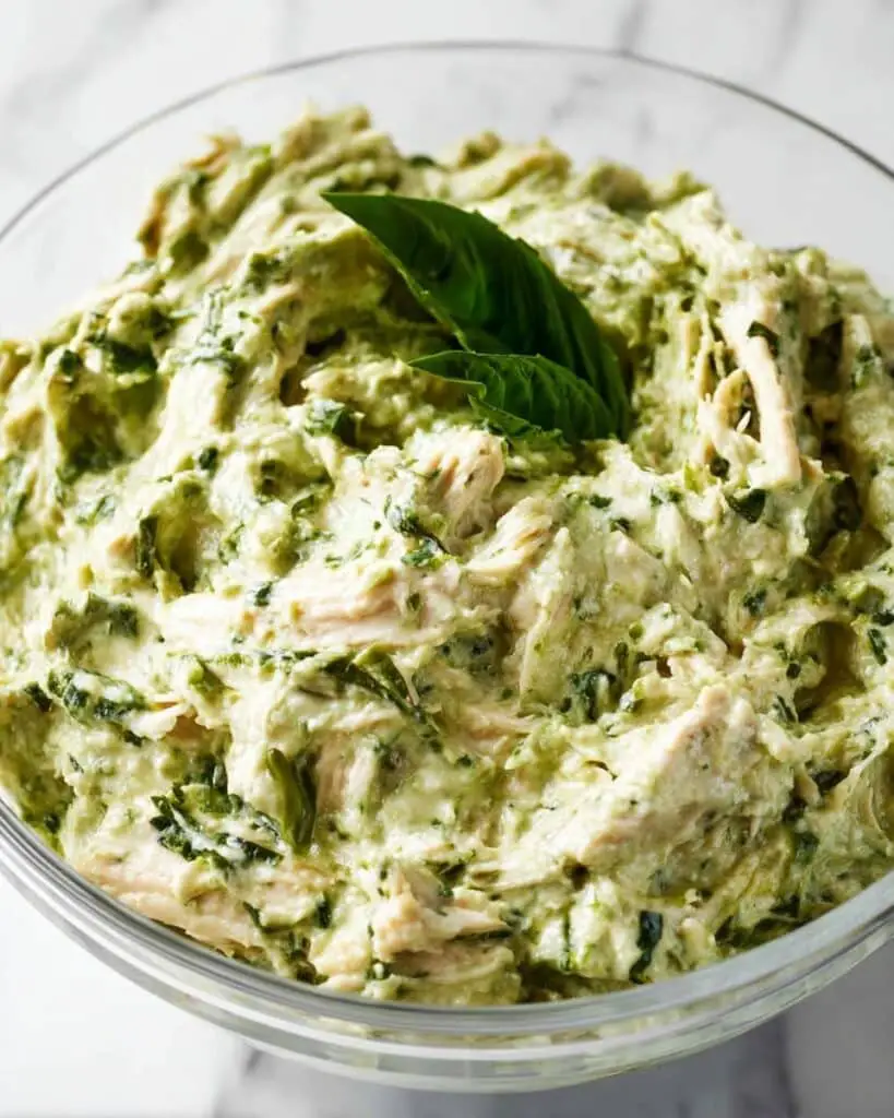 Easy Pesto Chicken Salad Recipe (Great for Wraps!) Recipe