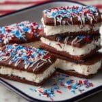 4th of July Ice Cream Sandwiches Recipe