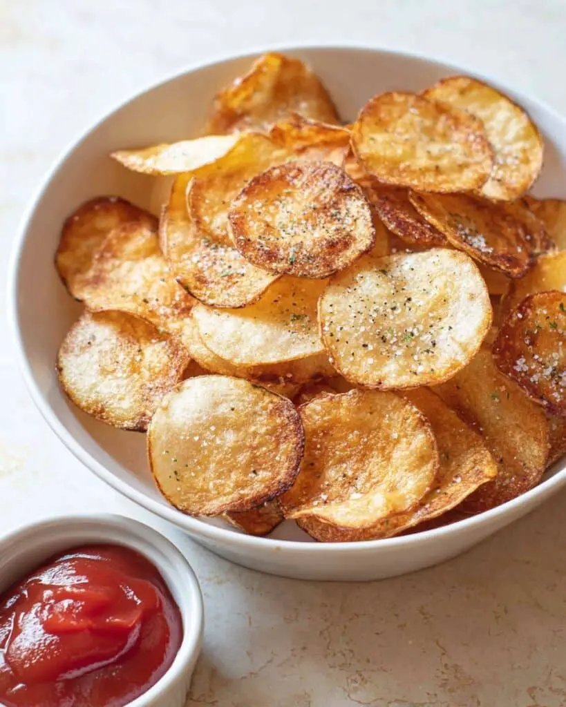 Oven Baked Potato Chips Recipe