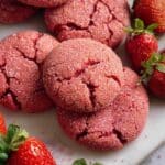 Vegan Strawberry Sugar Cookies Recipe